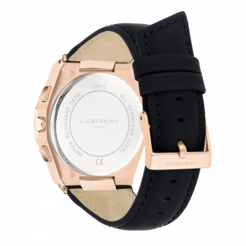 LT-0361-LC LIEBESKIND BERLIN Edelstahl Chronograph Bicolor, IPS/IP Roségold